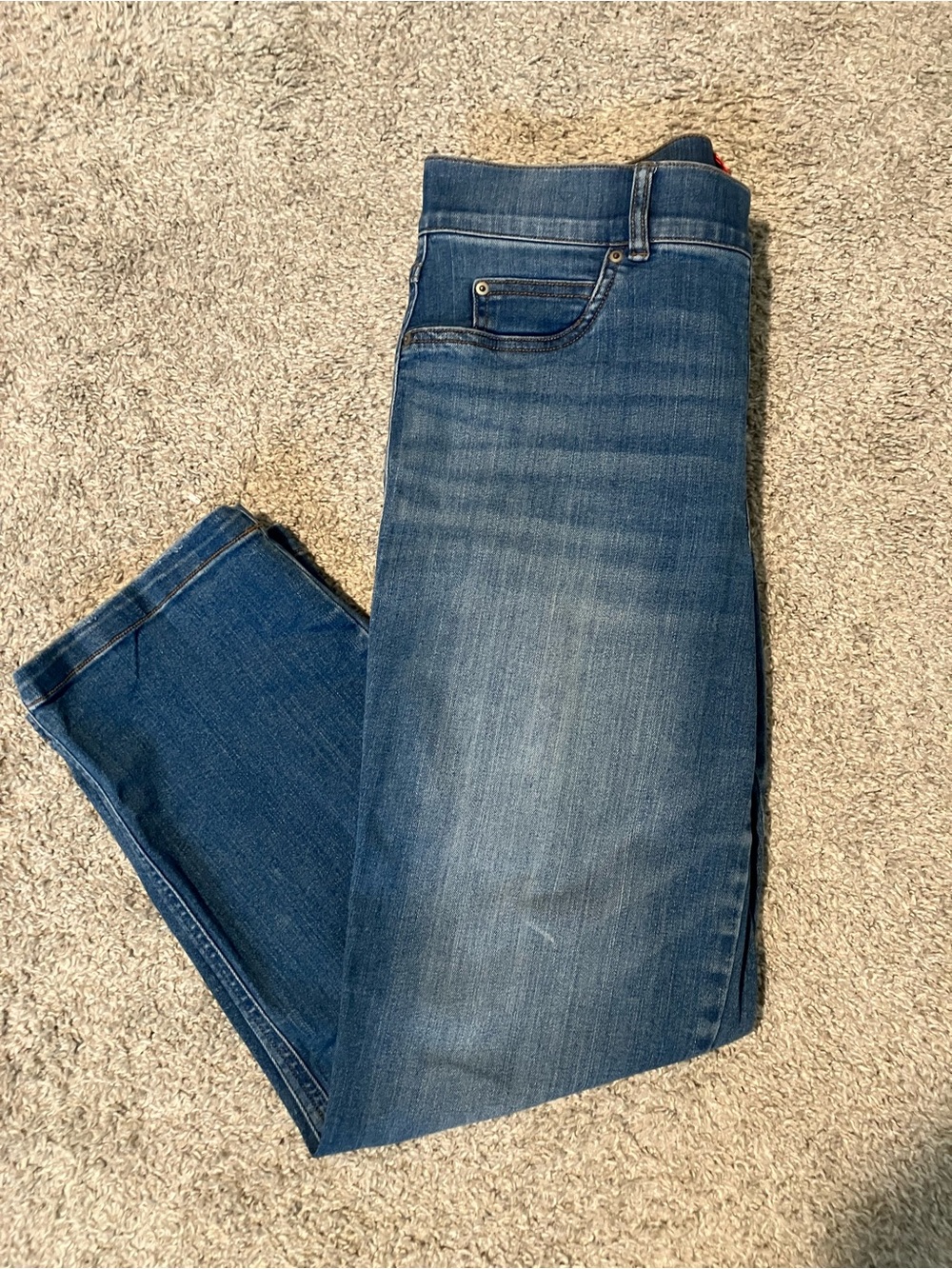 SPANX Denim Jeans with Red Brand Tag